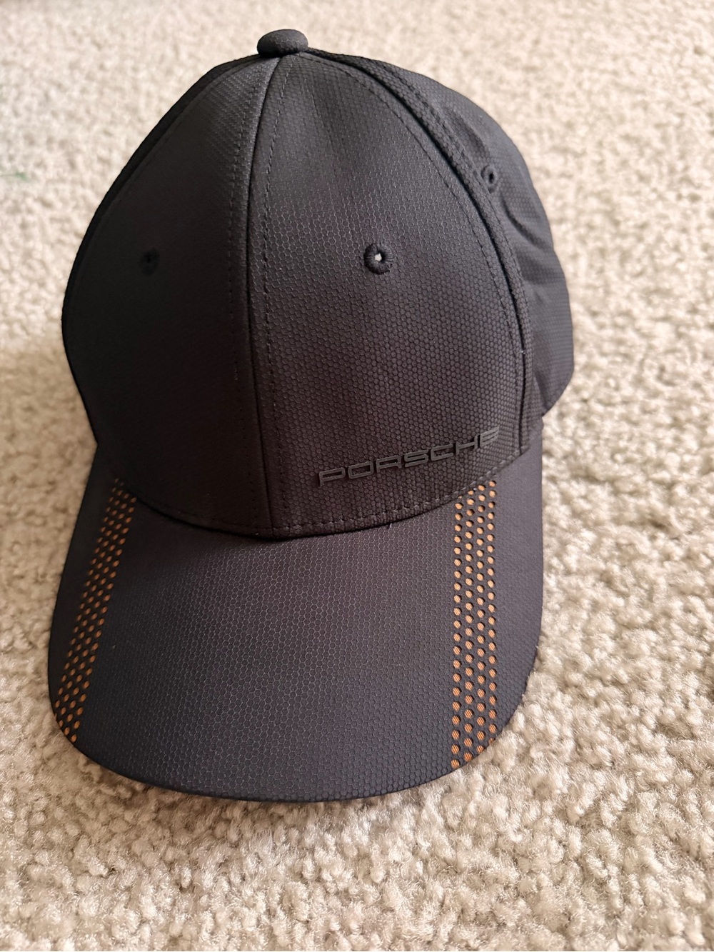 Porsche Design Black Cap with Copper Dot Accents